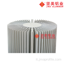 Profilo di dissipatori di calore per estrusione di alluminio industriale personalizzato